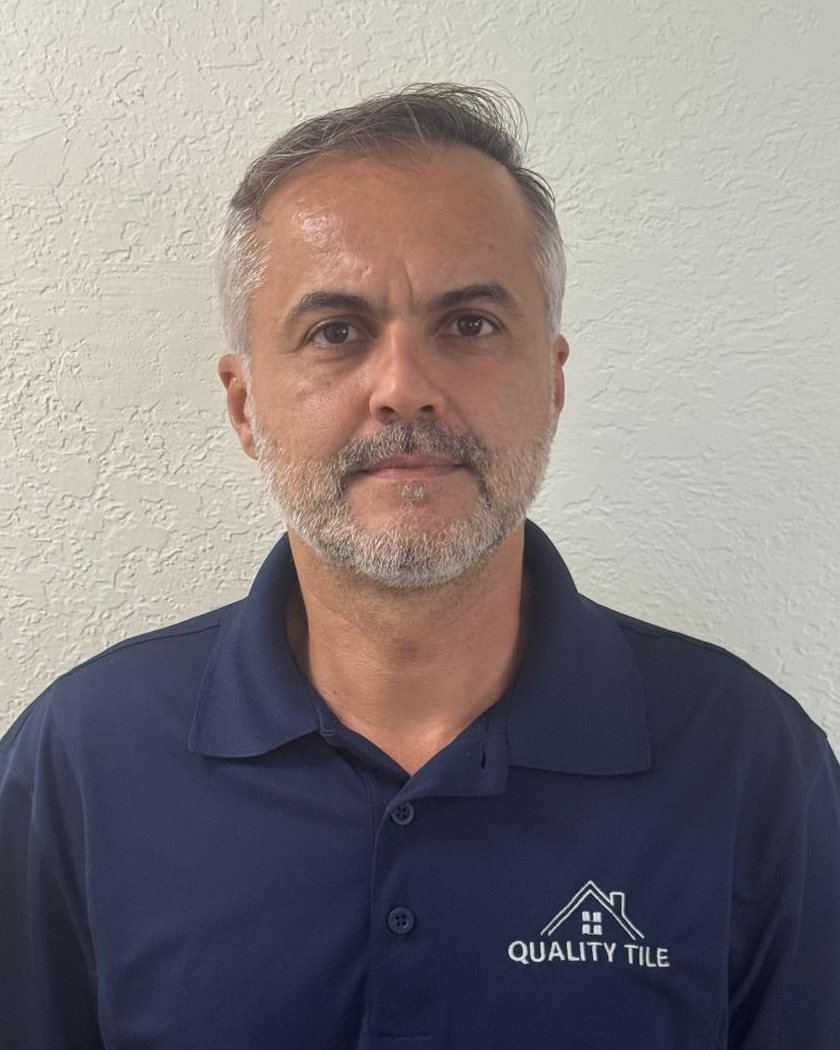 Elias Lucas, owner of Quality Tile, bathroom and tile installer in Broward County, Florida